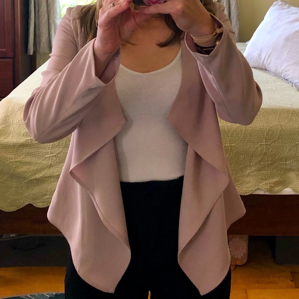 Express Blazer - blush pink
